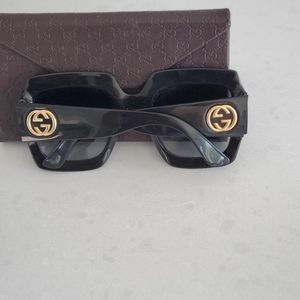 Black Gucci sunglasses purchased in 2017